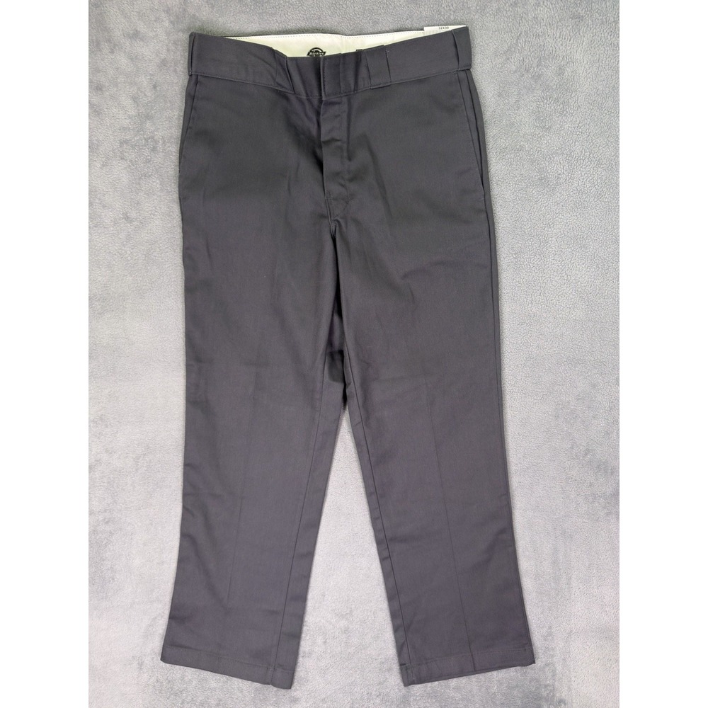 New Dickies 874 Pants Mens 32x30 Gray Work Original Fit Flex Straight Durable
